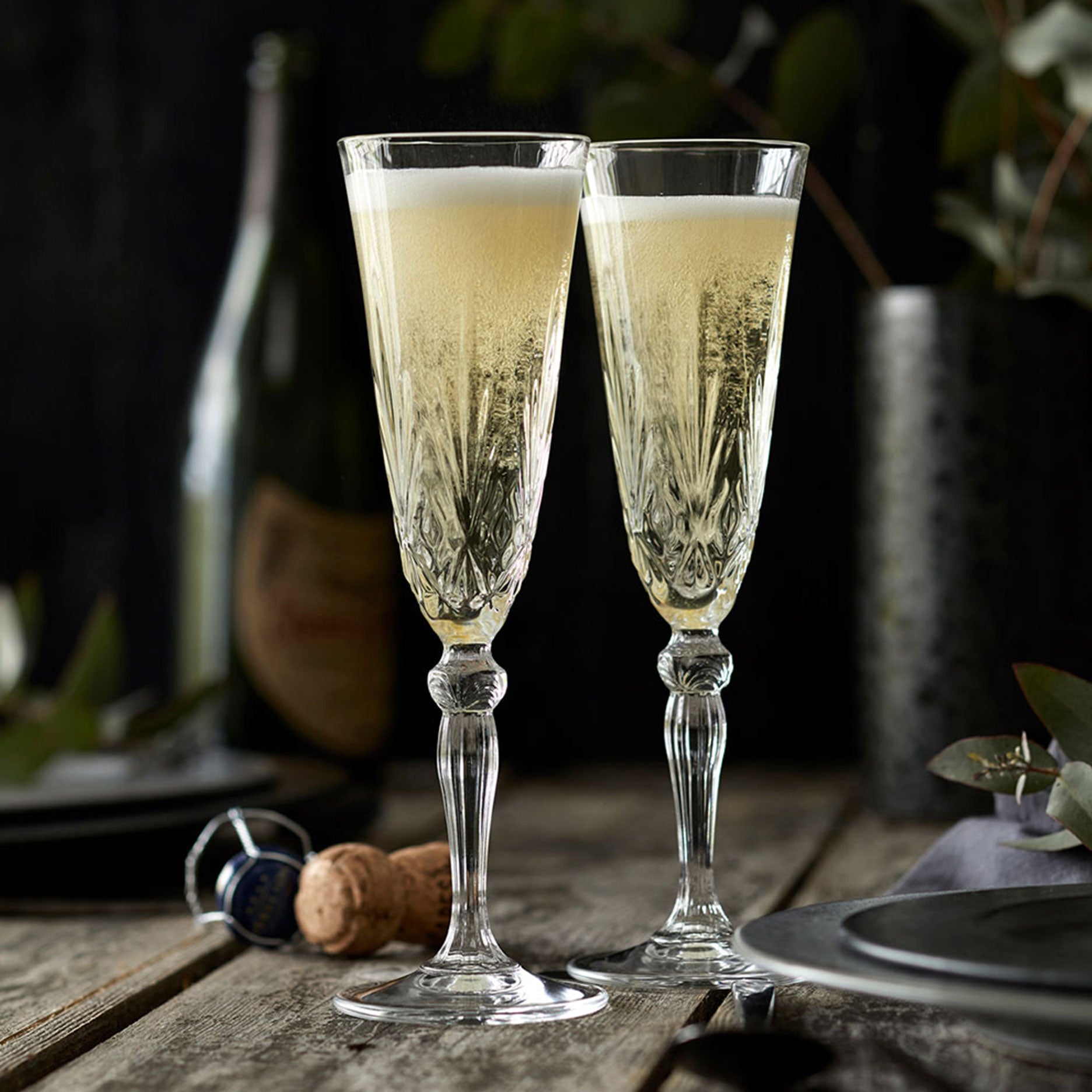 Melodia champagneglas 16 cl 4 stk